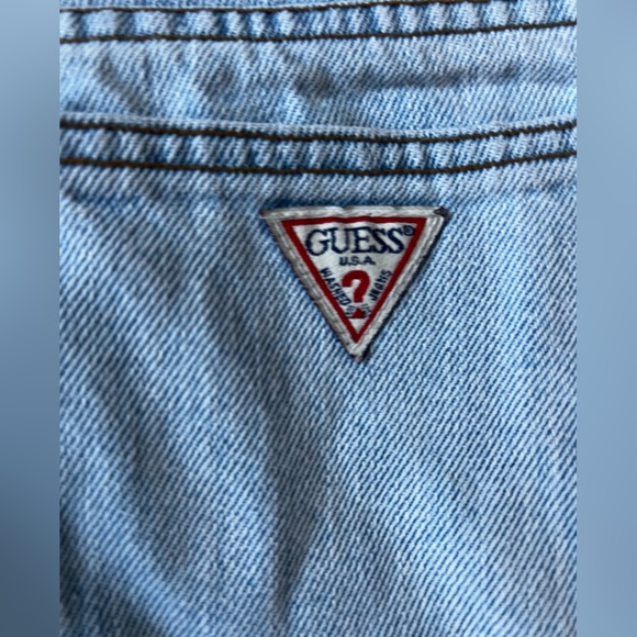 Killer Vintage Guess 1015 High Waist Mom Jeans Zip Ankle Size 27 26” In 24” W - Picture 3 of 11